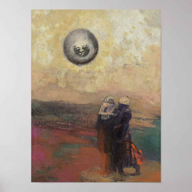 Poster The Black Sun (Redon 1900) (Frente)