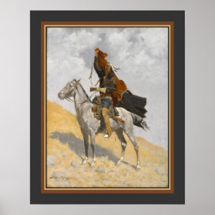Poster "The Blanket Signal" 1894 Frederic Remington