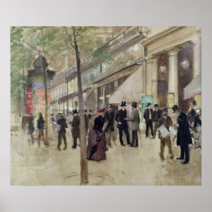 Poster The Boulevard Montmartre