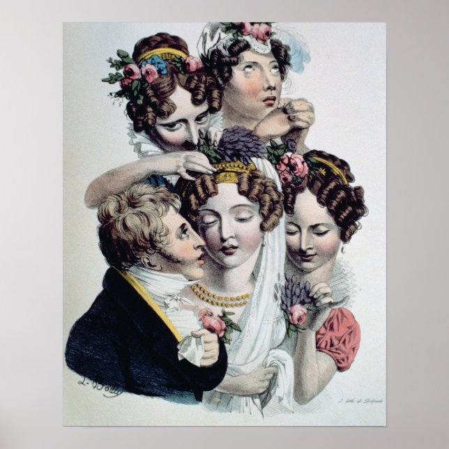 Poster The Bride, c.1820 (lito) (Frente)