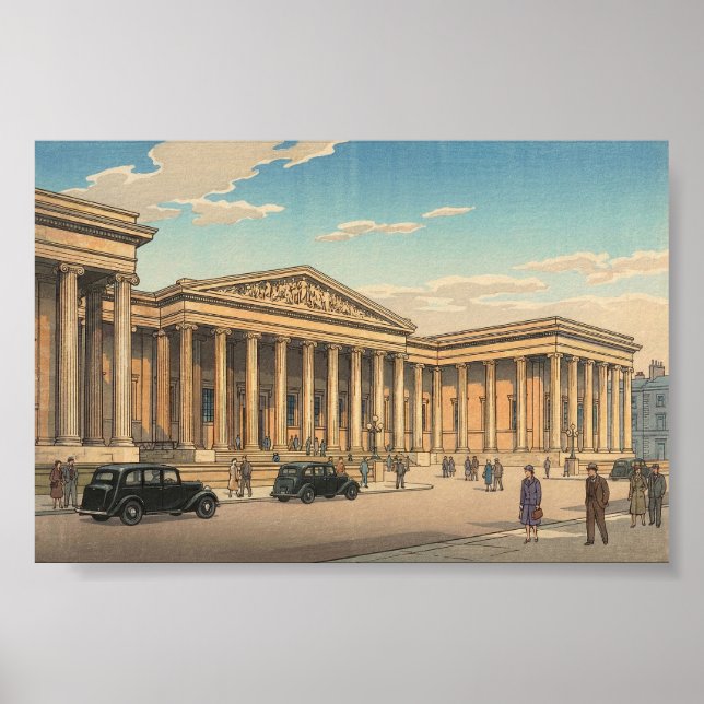 Poster The British Museum Japanese Woodblock Print (Frente)