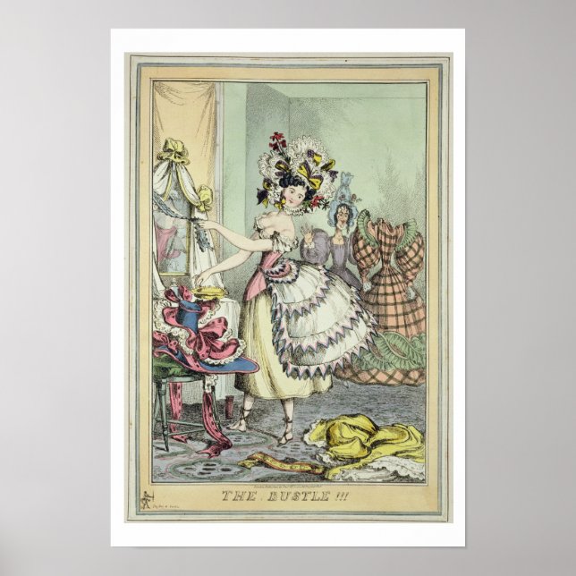 Poster The Bustle, publicado por Thomas McLean, Londres ( (Frente)