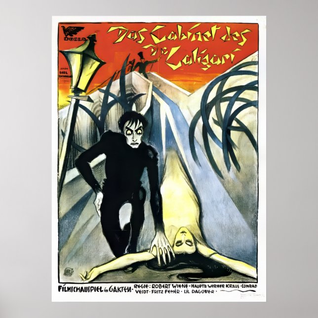 Poster The Cabinet of Dr. Caligari 1920 Restored (Frente)