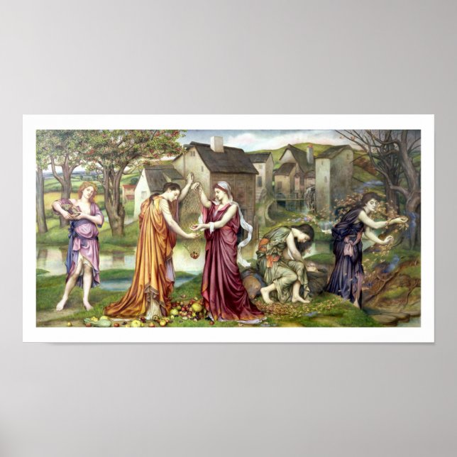 Poster The Cadence of Autumn by Evelyn De Morgan (Frente)