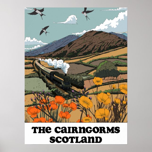 Poster The Cairngorms Scotland  (Frente)