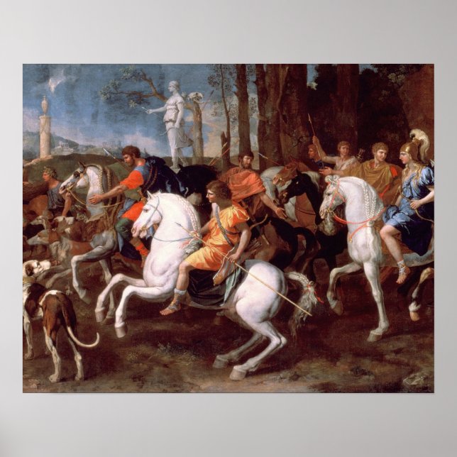 Pôster The Calydonian Boar Hunt, 1637-38 (Frente)