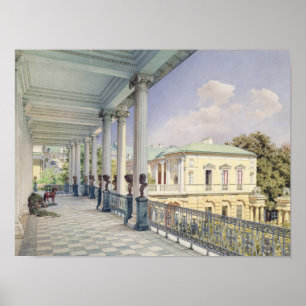 Pôster The Cameron Gallery at Tsarskoye Selo, 1859