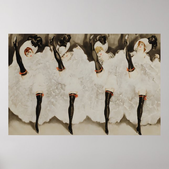 Poster The Can" - Estilo de Deco de Arte de Louis Icart (Frente)