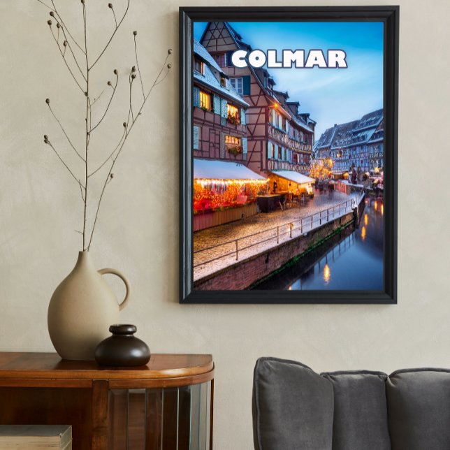 Poster The charm of the Colmar Christmas market (Criador carregado)