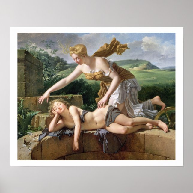 Pôster The Child of Fortune, 1801 (óleo na canvas) (Frente)