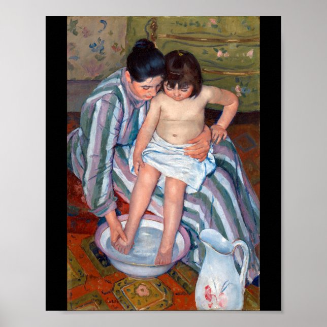 Poster The Child's Bath, Mary Cassatt (Frente)