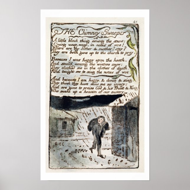 Pôster "The Chimney Sweeper", placa 41 (Bentley 37) de (Frente)