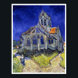 Poster The Church at Auvers, Van Gogh<br><div class="desc">Vincent Willem van Gogh (30 March 1853 – 29 July 1890) was a Dutch post-impressionist painter who is among the most famous and influential figures in the history of Western art. In just over a decade, he created about 2, 100 artworks, including around 860 oil paintings, most of which date...</div>