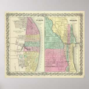 Poster The City Of St Louis Missouri