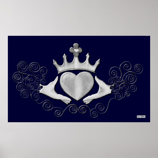 Poster The Claddagh (Prata) (Frente)