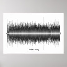 The Clash London Challing Soundwave Art