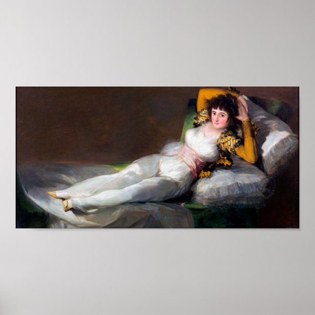 Poster The Clothed Maja, Francisco Goya, 1798-1803 (Frente)