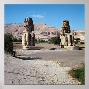 Pôster The Colossi of Memnon, statues of Amenhotep