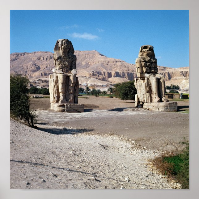 Pôster The Colossi of Memnon, statues of Amenhotep (Frente)
