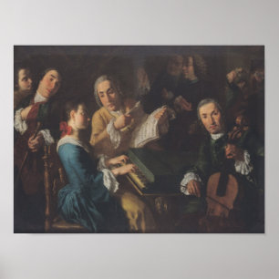 Poster The Concert, c.1755