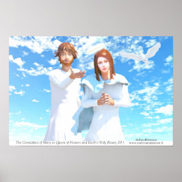 Poster The Coronation of Mary - Queen of Heaven and Earth