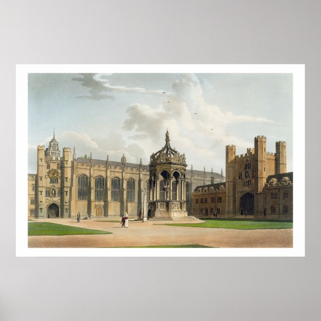 Pôster The Court of Trinity College, Cambridge, de "The C (Frente)
