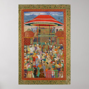Poster The Court Welcoming Emperor Jahangir