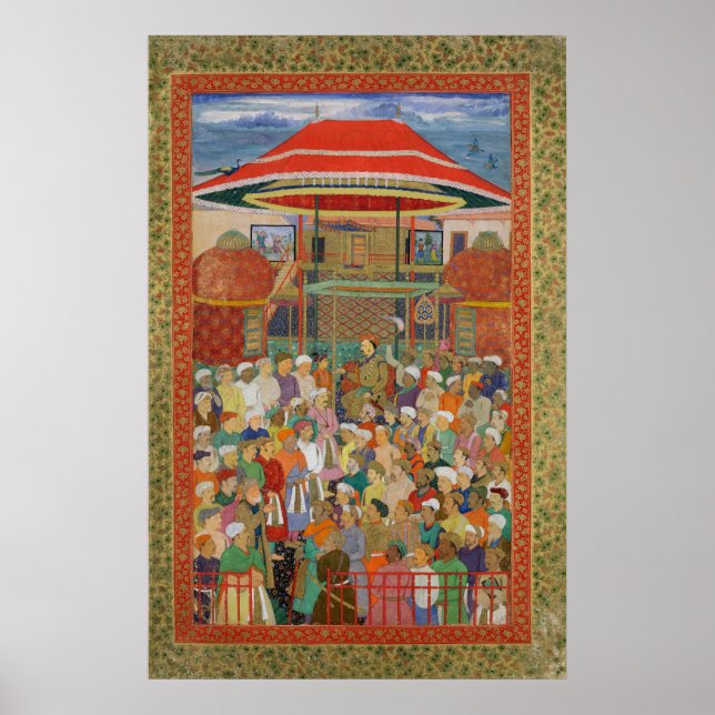 Poster The Court Welcoming Emperor Jahangir (Frente)