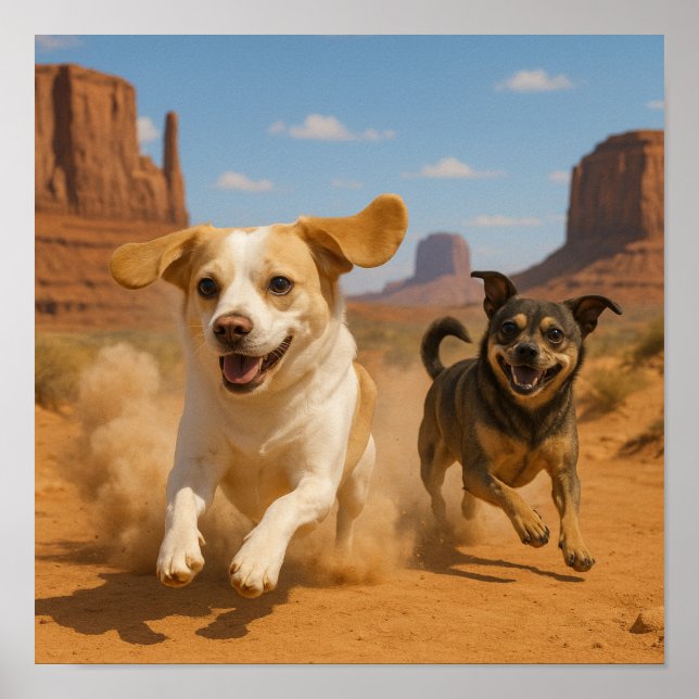 Poster "The Coyote is After You!" (Frente)