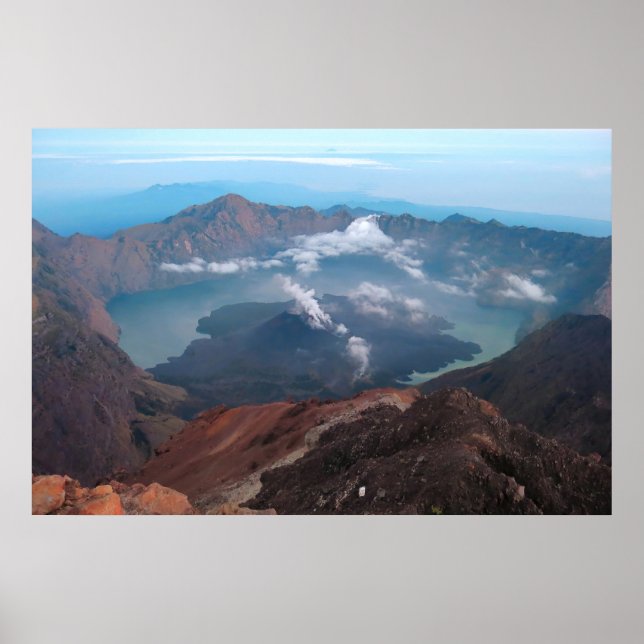 Poster The Crater of Rinjani (Frente)