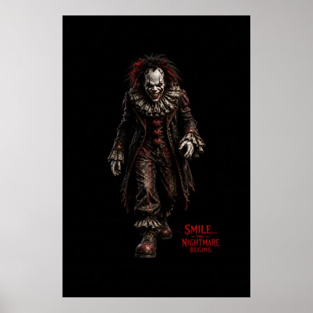 Poster The Crimson Grin — Dark Circus Nightmare (Frente)