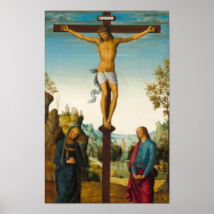 Poster The Crucifixion, 1485, por Pietro Perugino