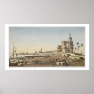 Poster The Dam across the Nile, the building of the Aswan