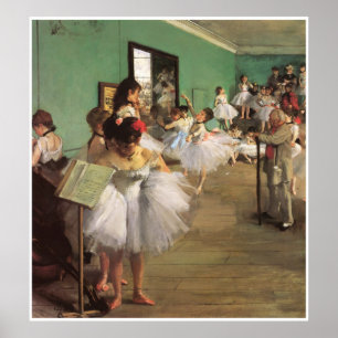 Pôster The Dance Class, 1874 - Edgar Degas