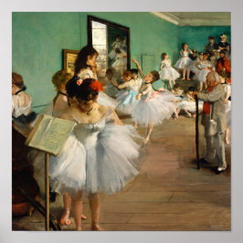 Poster The Dance Class by Edgar Degas