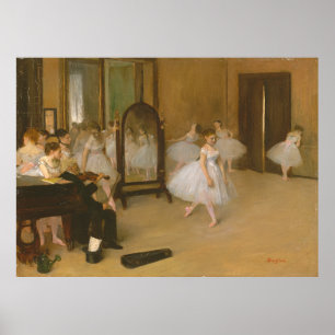 Poster The Dancing Class (1870) Edgar Degas