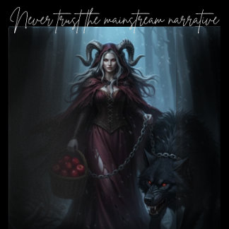 Pôster The Dark Red Ridding Hood