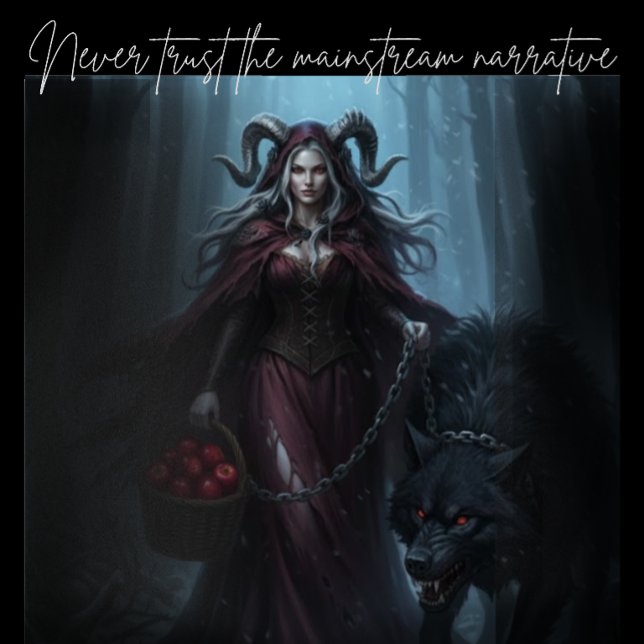 Pôster The Dark Red Ridding Hood (Criador carregado)