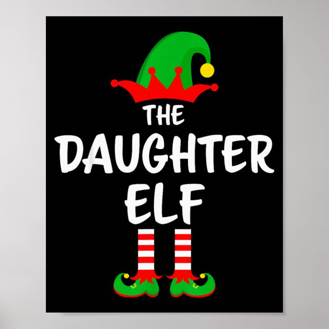 Poster The Daughter Elf Matching Family Christmas  (Frente)