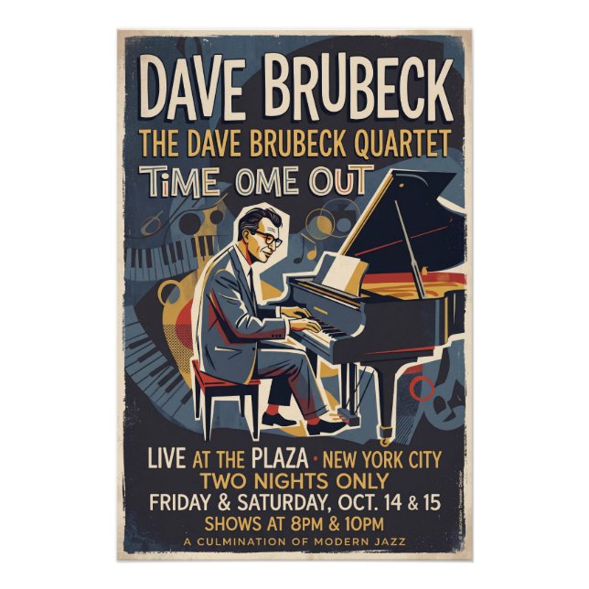 Pôster The Dave Brubeck Quartet  (Frente)