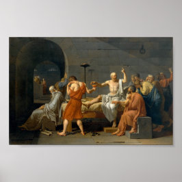 Pôster The Death of Socrates - Jacques-Louis David