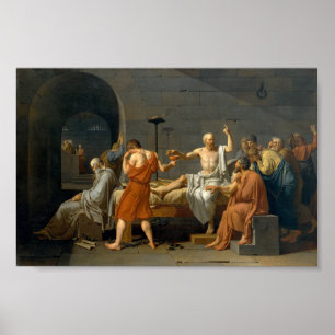 Pôster The Death of Socrates - Jacques-Louis David