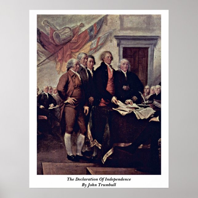 Pôster The Declaration Of Independence By John Trumbull (Frente)