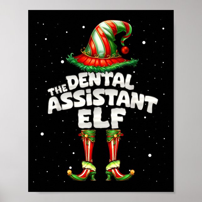 Poster The Dental Istant Elf Family Matching Group Christ (Frente)