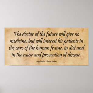 Poster The Doctor of the Future Print