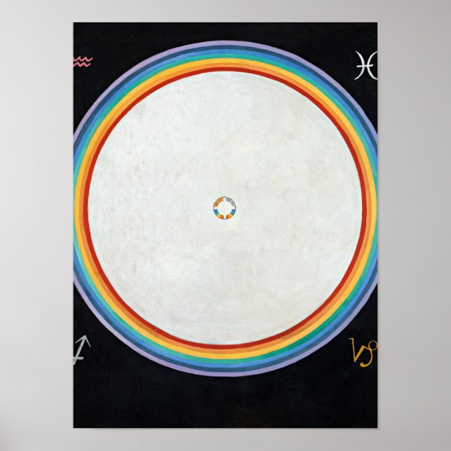 Poster The Dove, No.14, por Hilma af Klint (Frente)