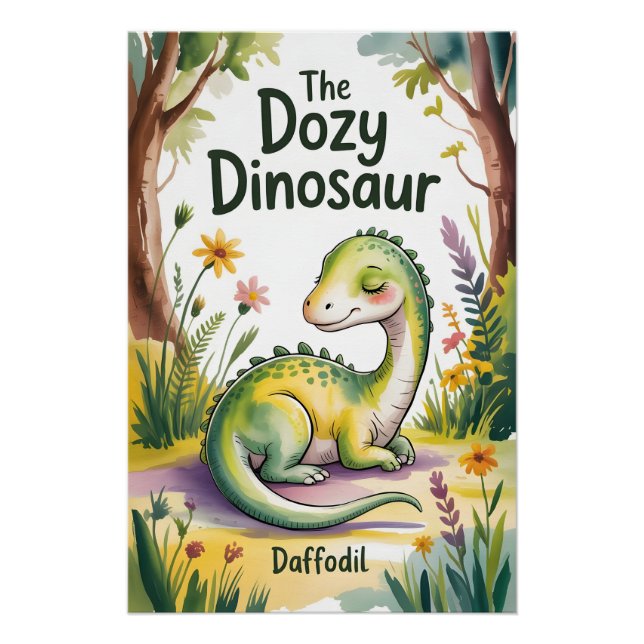 Pôster The Dozy Dinosaur (Frente)