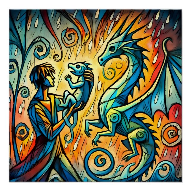 Pôster  the dragon keeper (Frente)