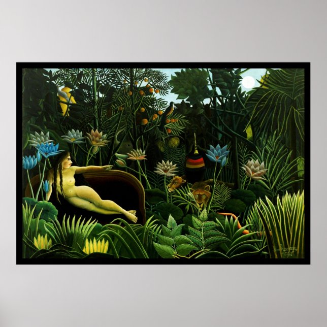 Poster The Dream- Henri Rousseau (Frente)