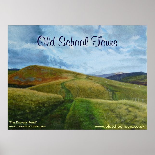 Pôster "The Drovers Road" Northumberland England Impressã (Frente)